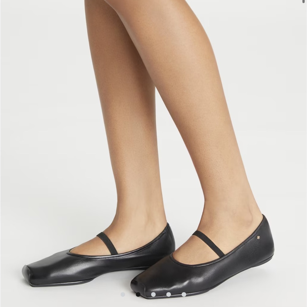 Tory Burch Black Runway Ballet Flats